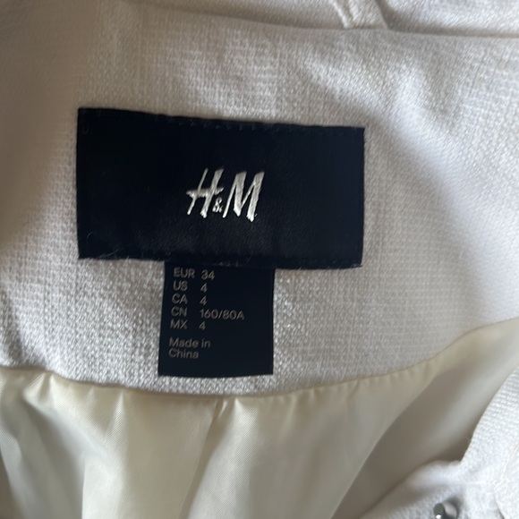 Studded White Jean Jacket - Picture 5 of 8